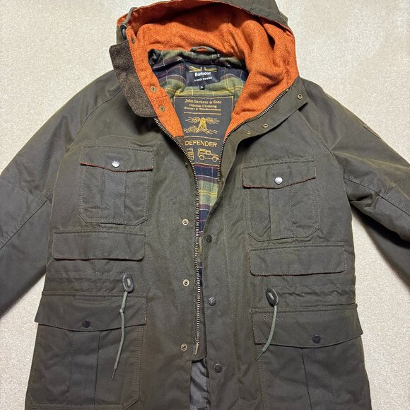 Barbour for Land Rover Defender Waxed Coat Size XL - Picture 1 of 6